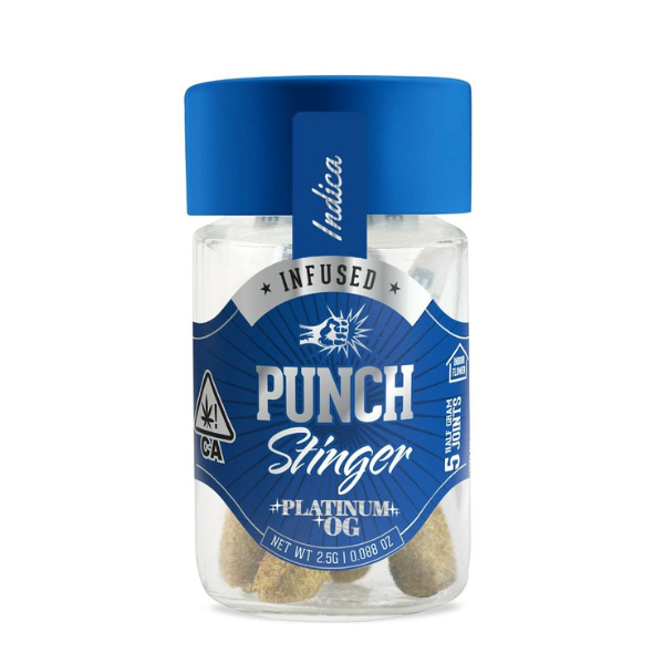 Photograph of product: Platinum Og Infused Pre Rolls 5pk