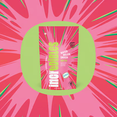Photograph of product: Incredibles | Watermelon Smash Gummies | 100mg