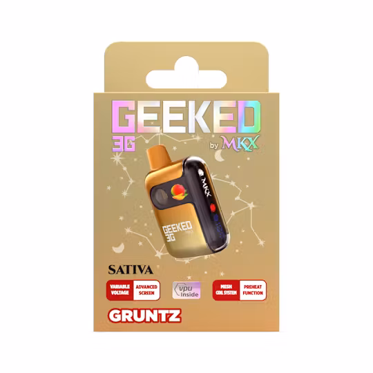 Photograph of product: Gruntz Geeked Disposable
