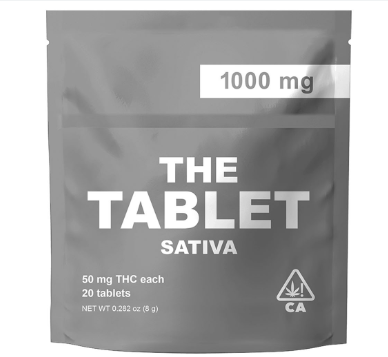 Photograph of Product: The Tablet 50mg Sativa 1000 Mg