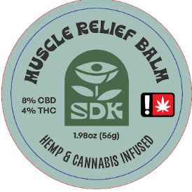 Photograph of product: SDK: Muscle Relief Balm - 1:2 TH-oui:CBD
