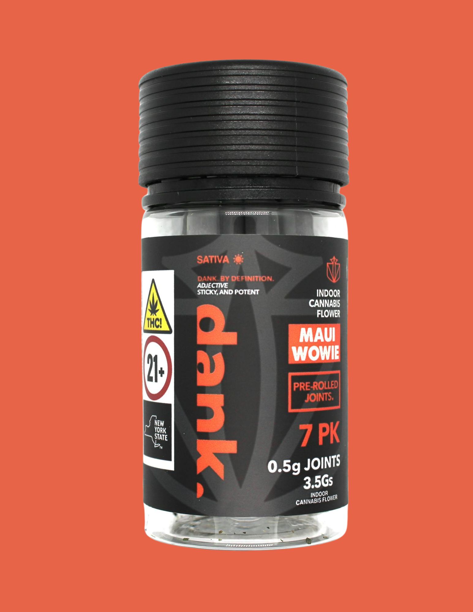 Photograph of product: Dank | 7pk | Prerolls | Maui Wowie