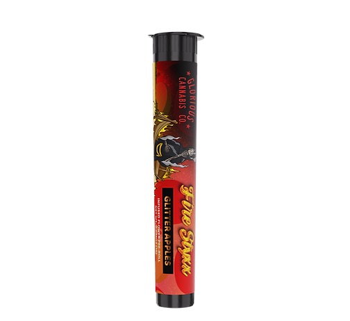 Photograph of product: Glorious Oui'd - 1g Pre Roll - Royal Punch Simpler Daze  Fire Styxx