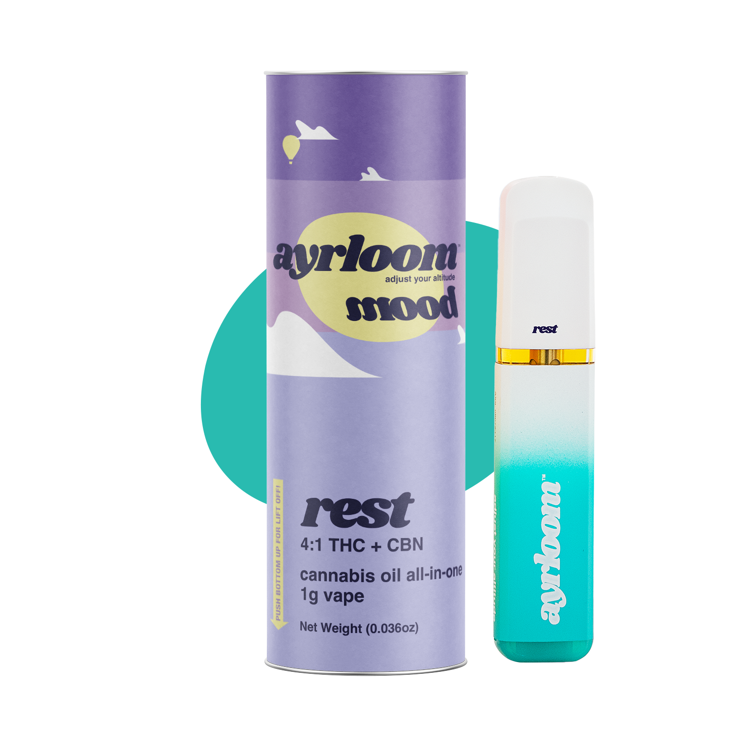 Photograph of product: Ayrloom-Rest- AIO Vape Pen