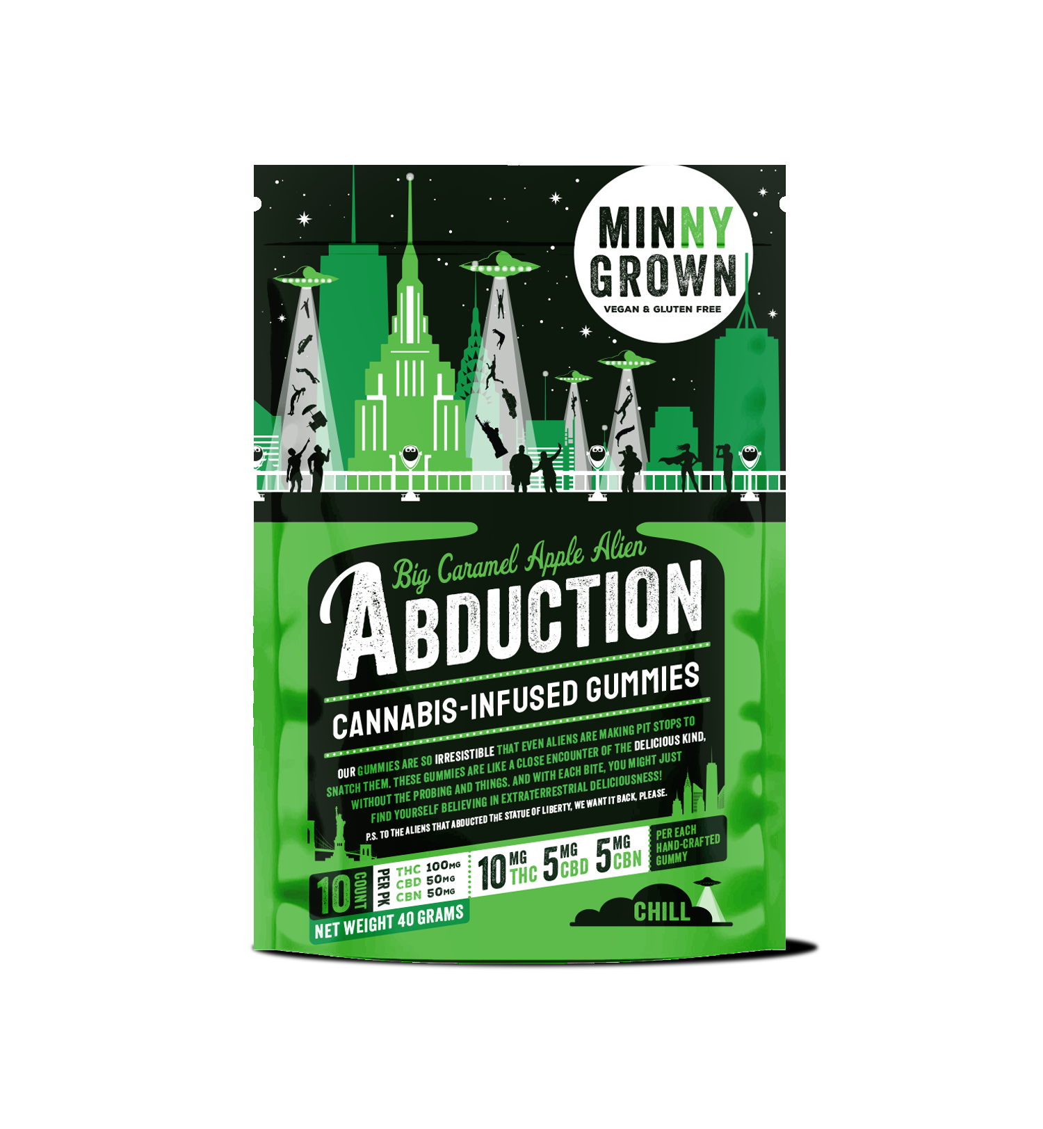 Photograph of Product: MINNY Grown | Big Caramel Apple Alien | Abduction | 100mg