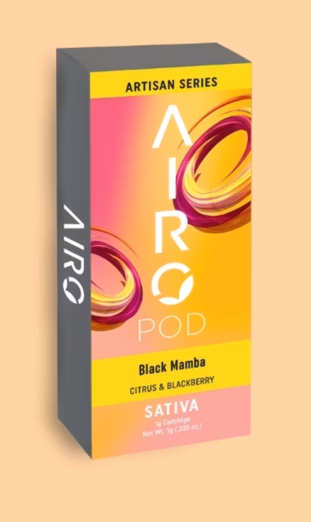 Photograph of product: Black Mamba | AiroPod Cartridge