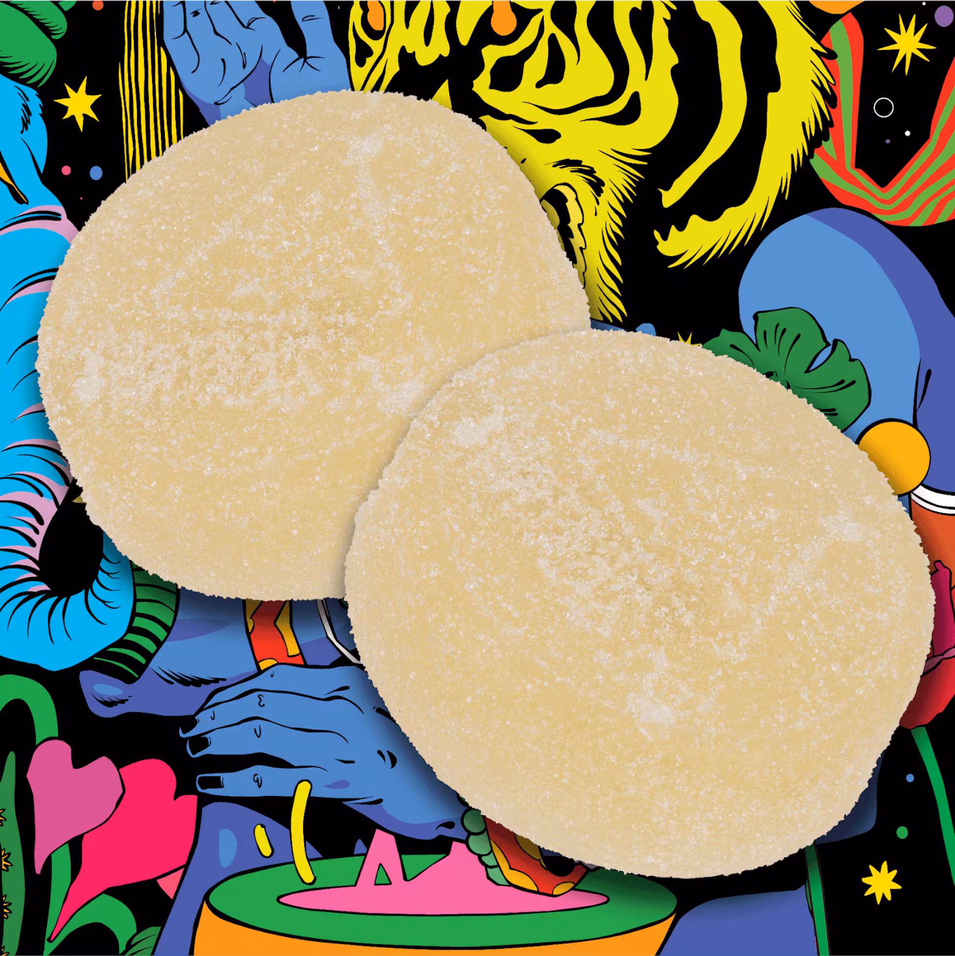 Photograph of product: Poppin' Pineapple (H) | 20pk | 100mg | Gummies | Sapura