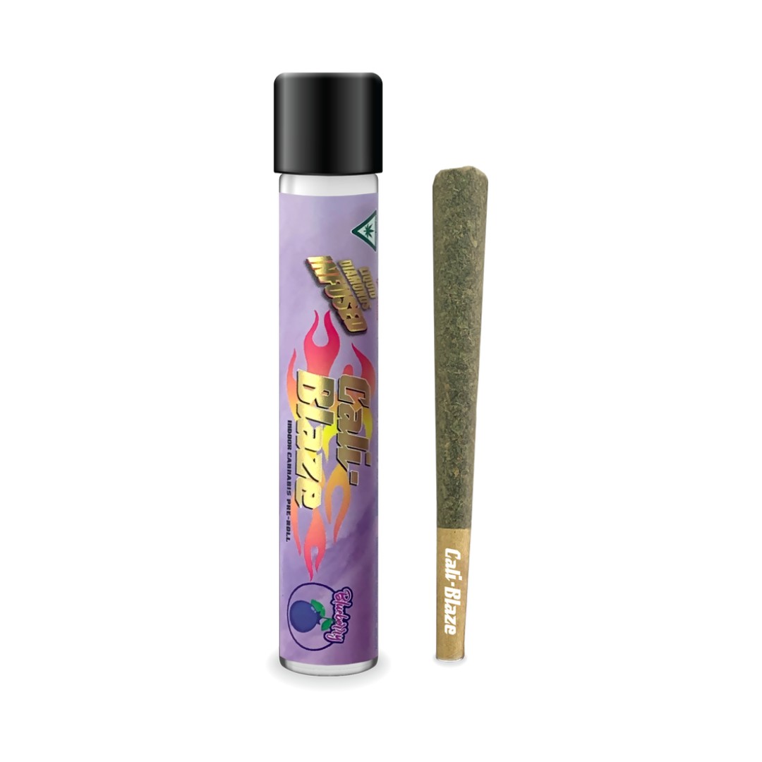 Photograph of product: Cali Blaze Infused Preroll | Blueberry