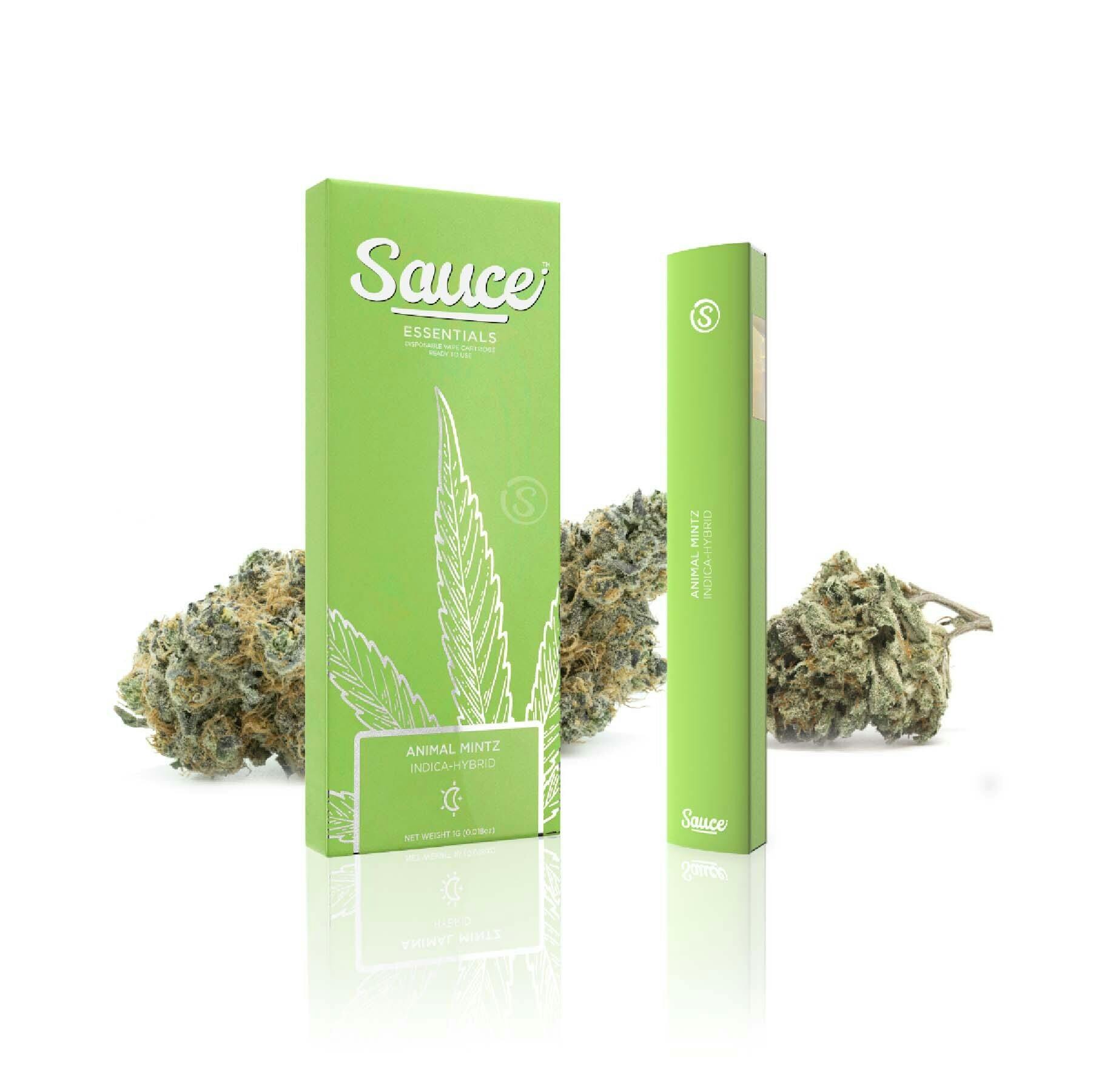 Photograph of product: Sauce | 1g | Disposable Live Resin | Animal Mints