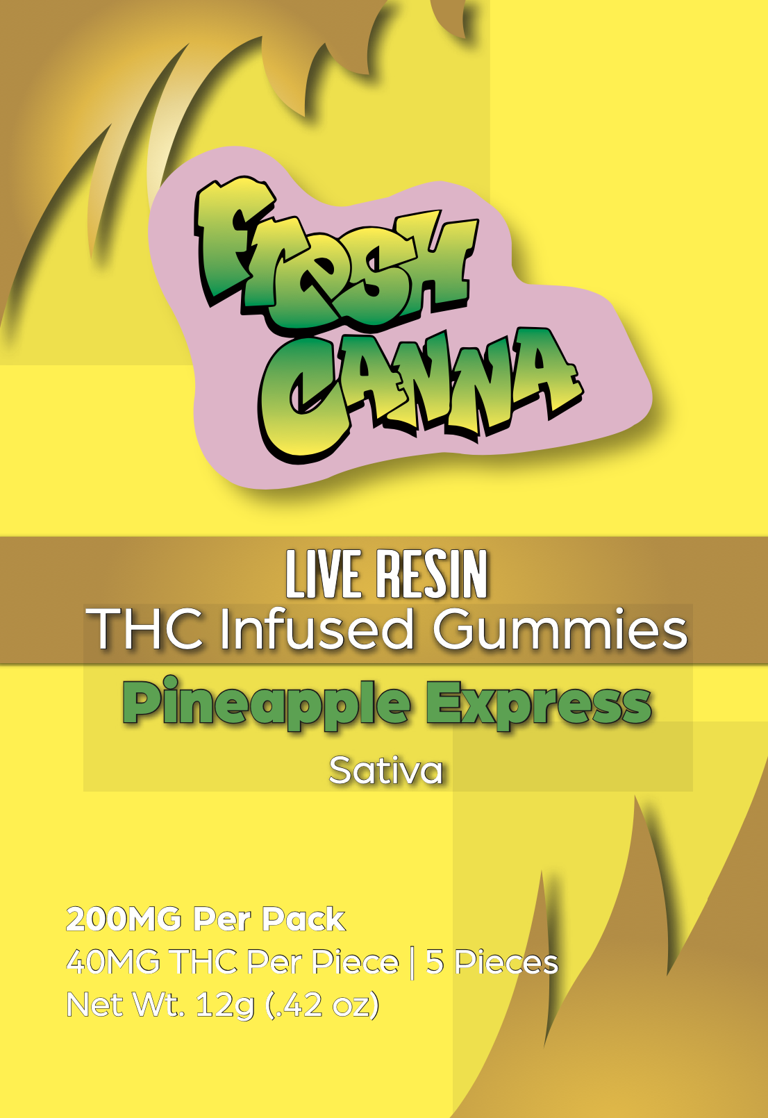 Photograph of product: Pineapple Express Gummies