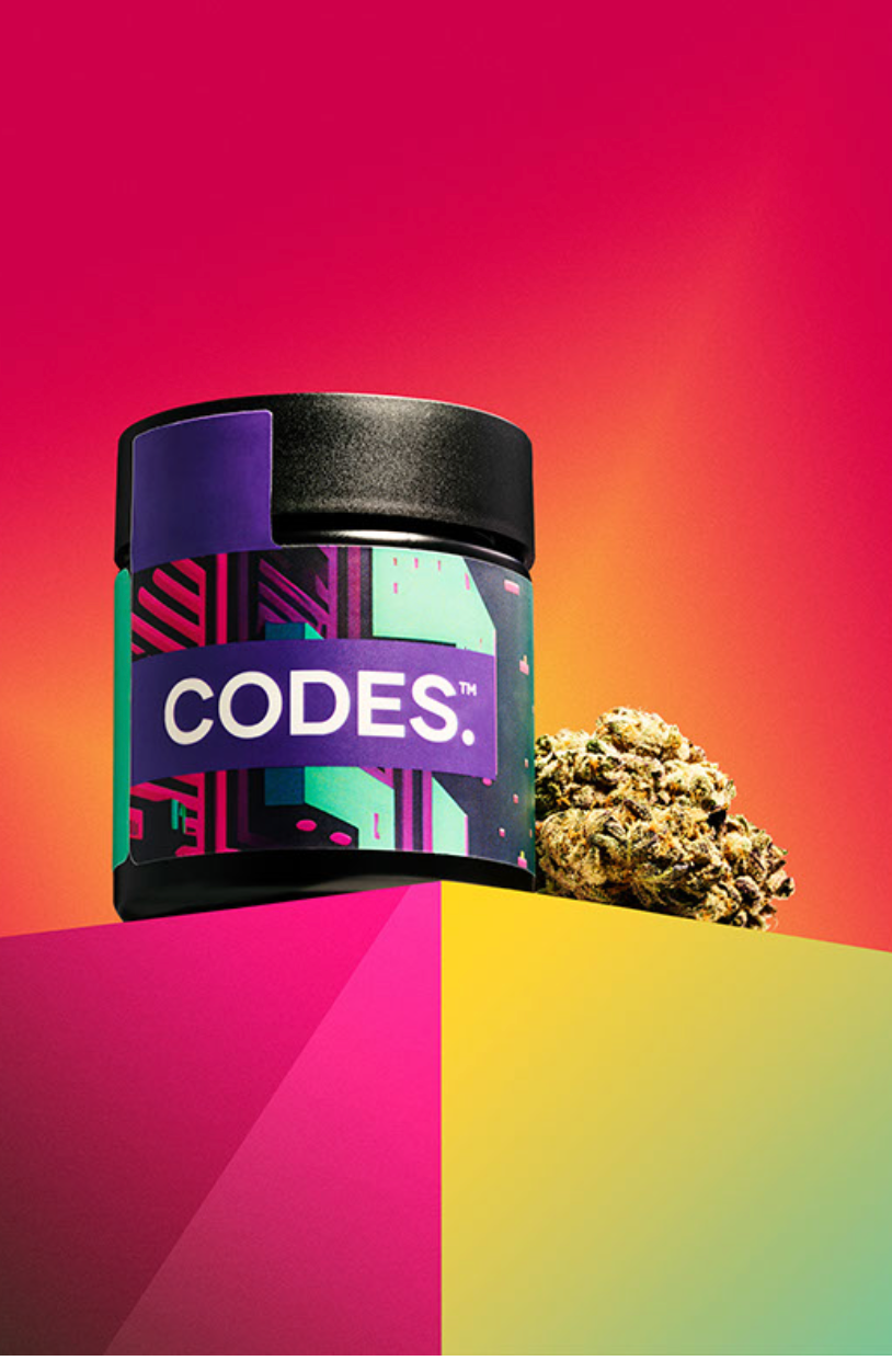 Photograph of product: CODES - PREPACK - 3.5G - GUSH MINTS - Oui'd