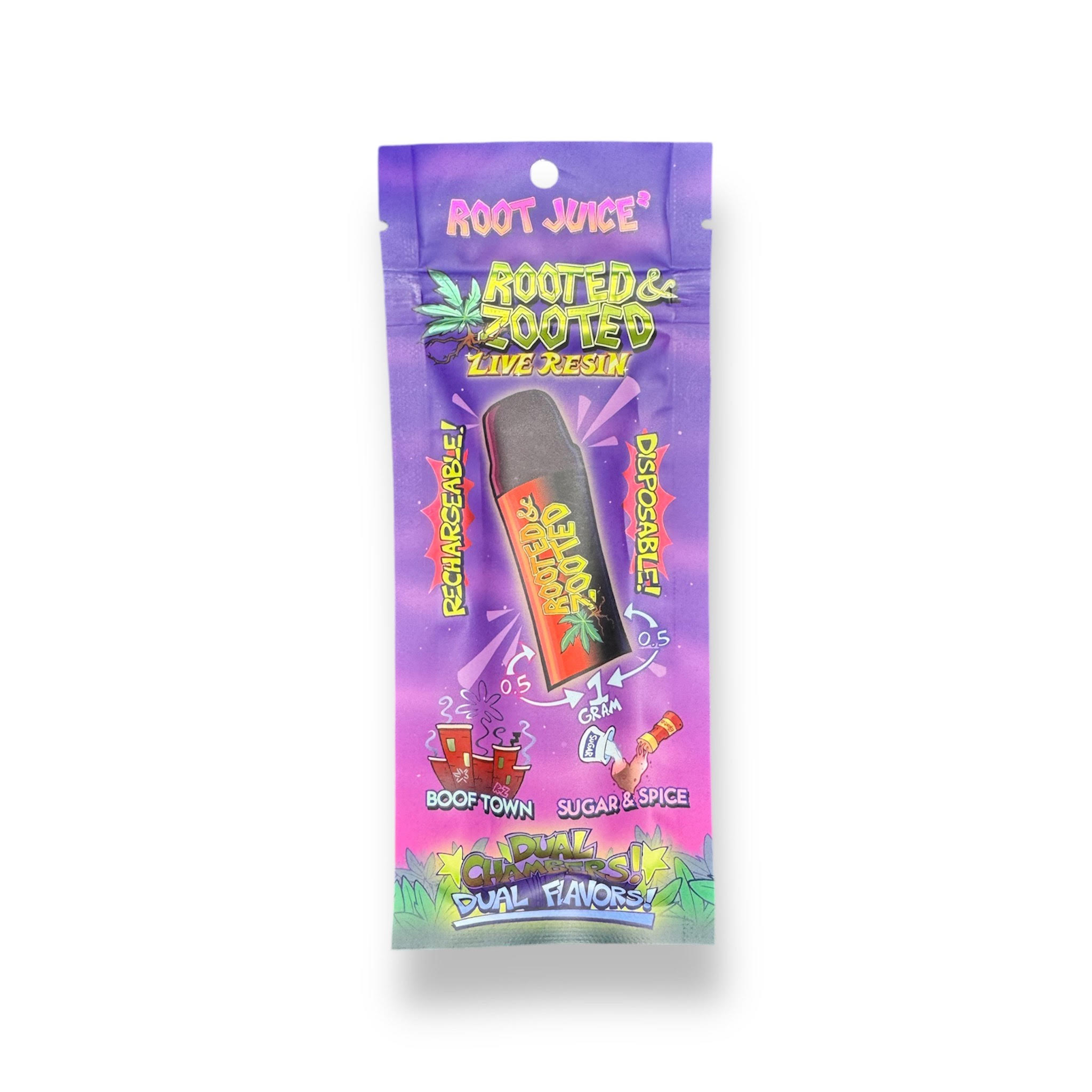 Photograph of product: RZ - Sugar & Spice - Live Resin Vape *ADD BOOF TOWN LIVE RESIN VAPE