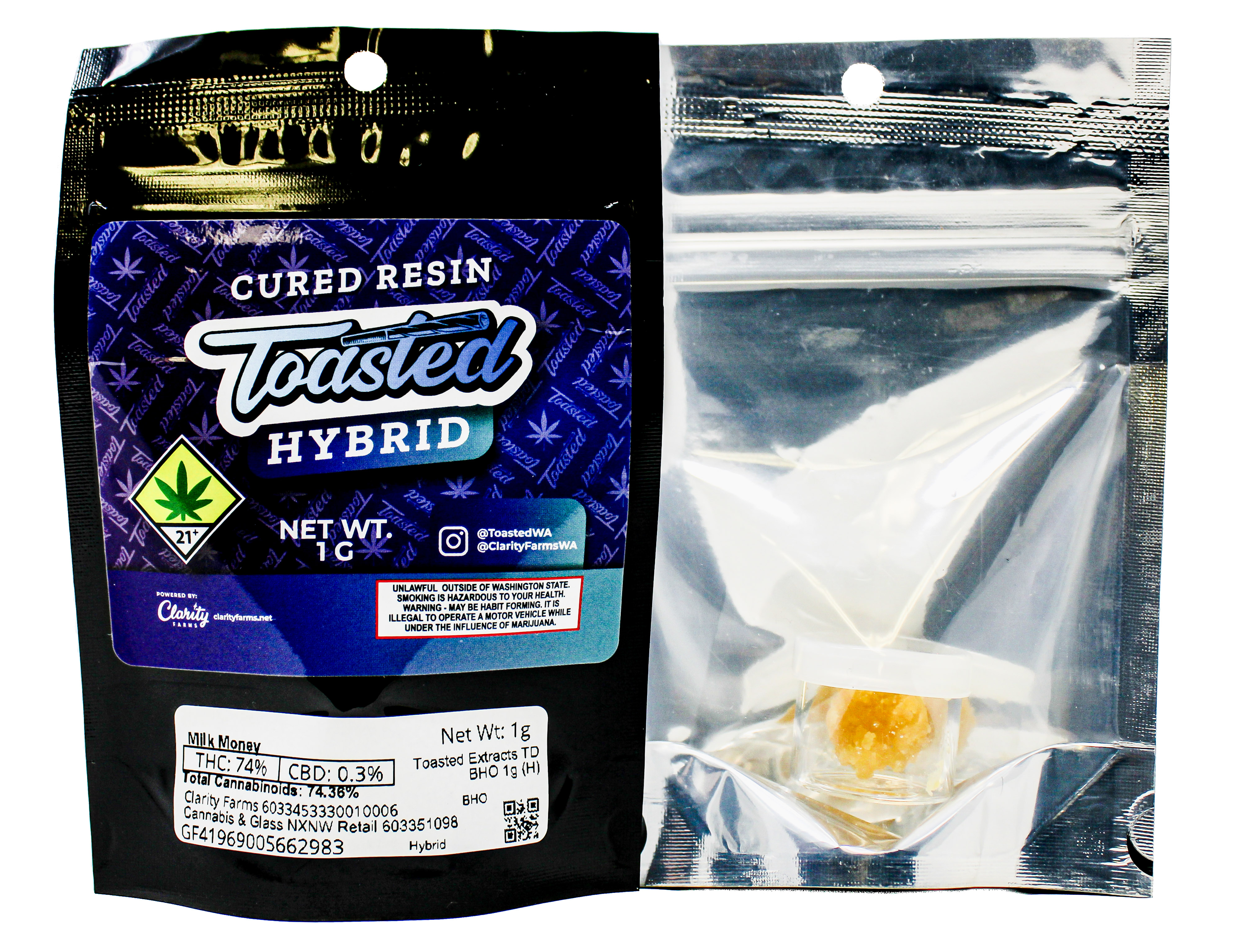 Photograph of product: COW Milk Money Cured Resin Concentrate 46925