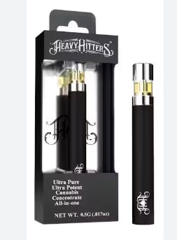 Photograph of product: Heavy Hitters- Blackberry Kush Disposable