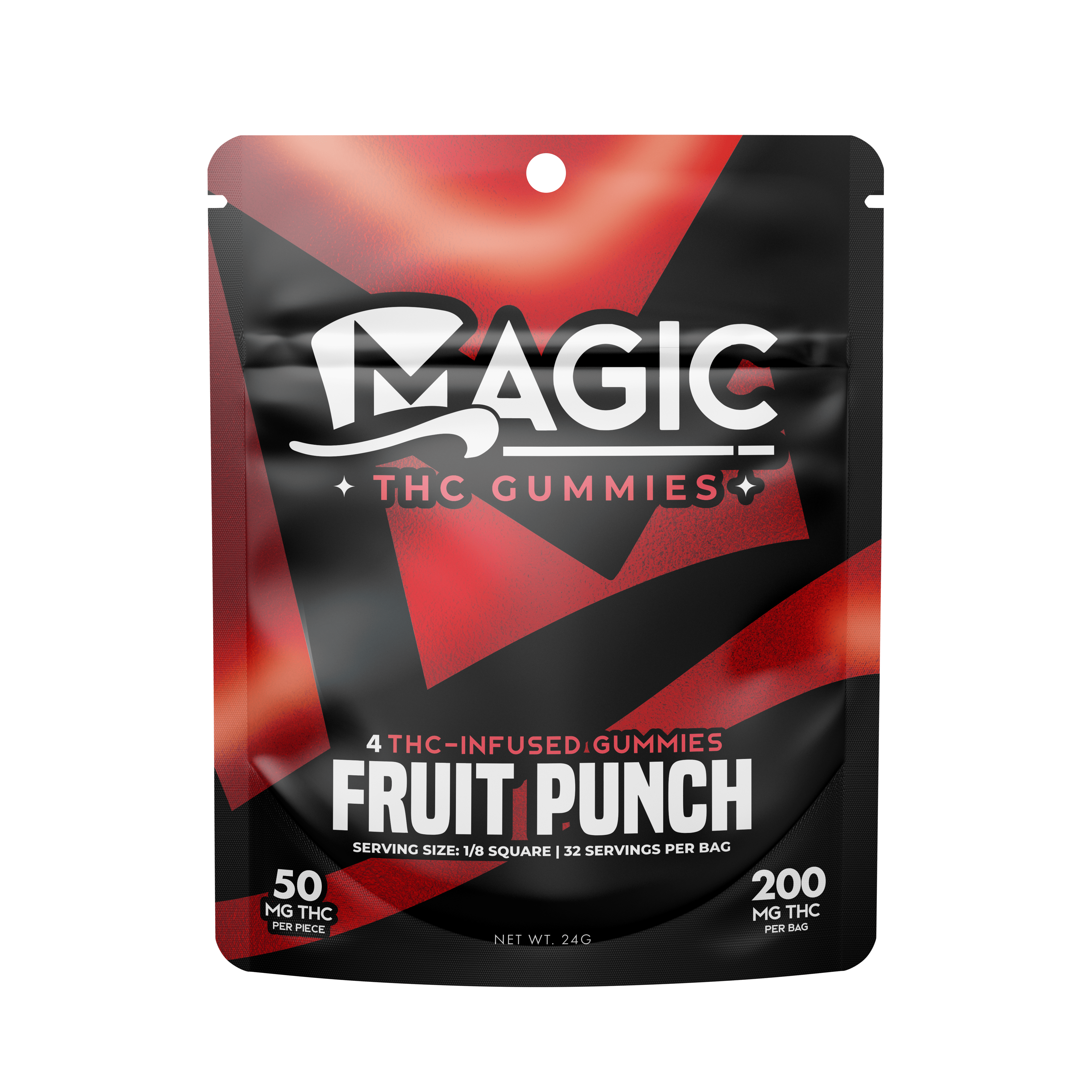 Photograph of product: Magic Fruit Punch Chews 200mg Rec