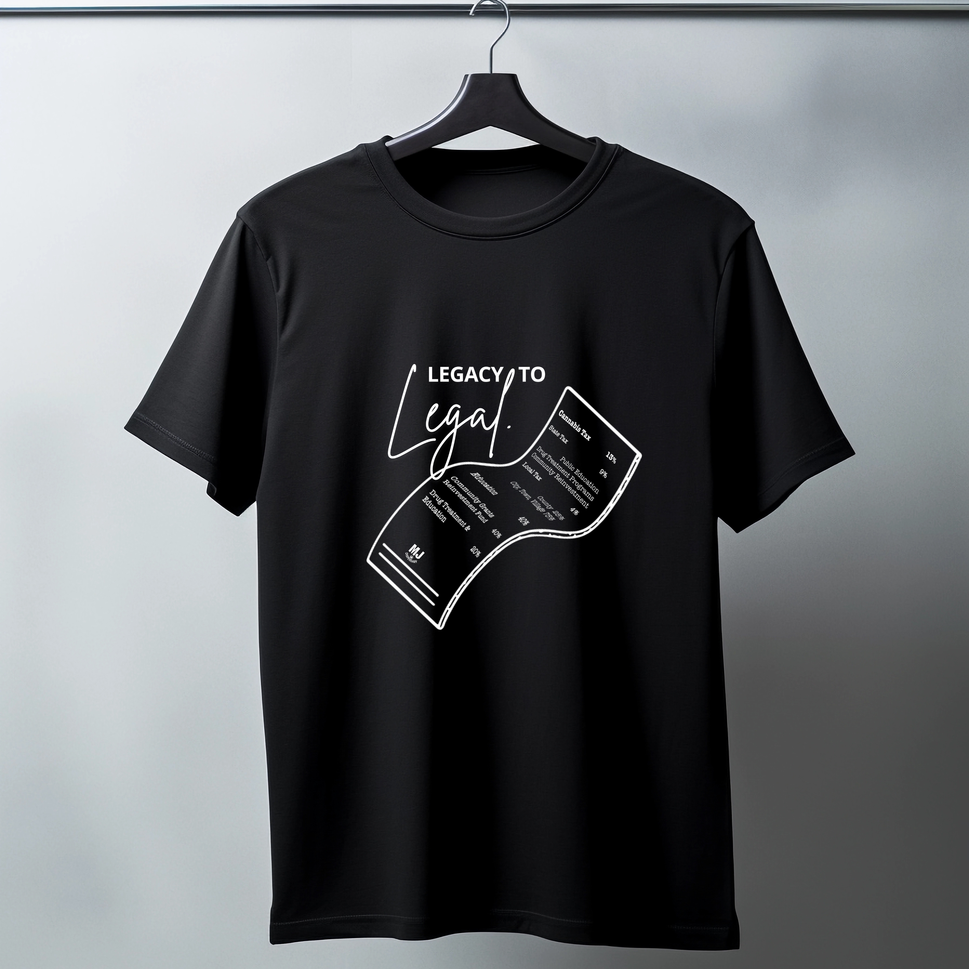 Photograph of product: MJ Dispensary Black Shirt - X Large