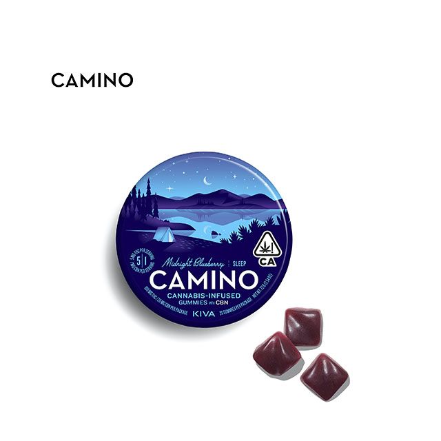 Photograph of product: 5:1 MIDNIGHT BLUEBERRY 100MG 20 PACK GUMMIES