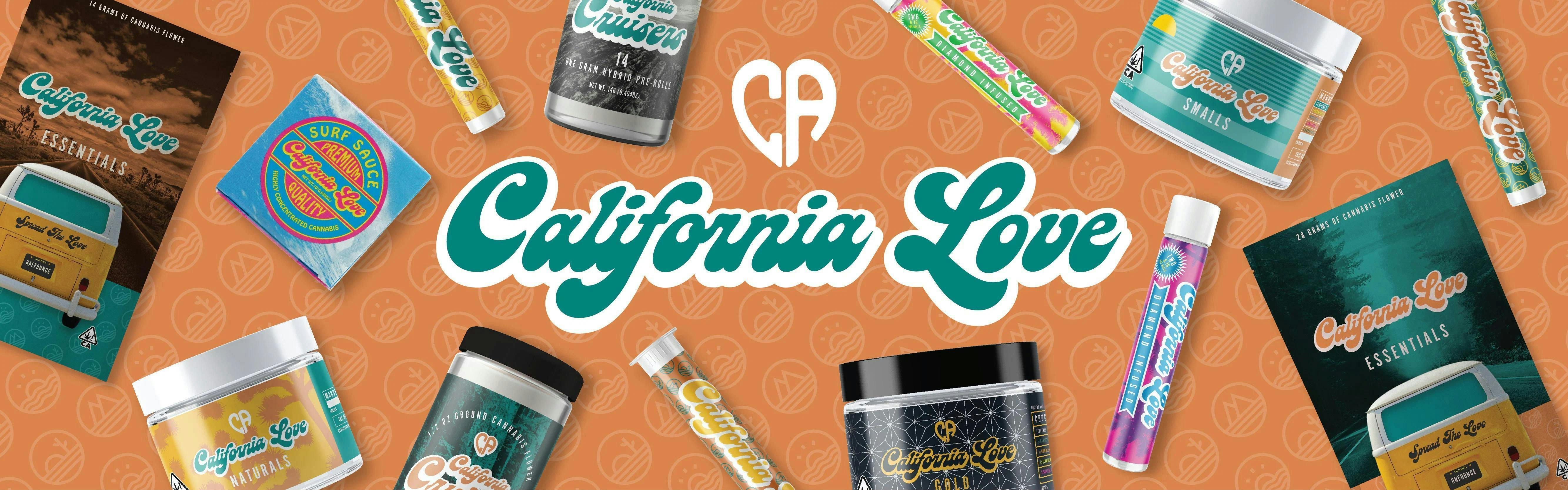 Photograph of product: California Love - Strawberry Sunset - Gold 8th.