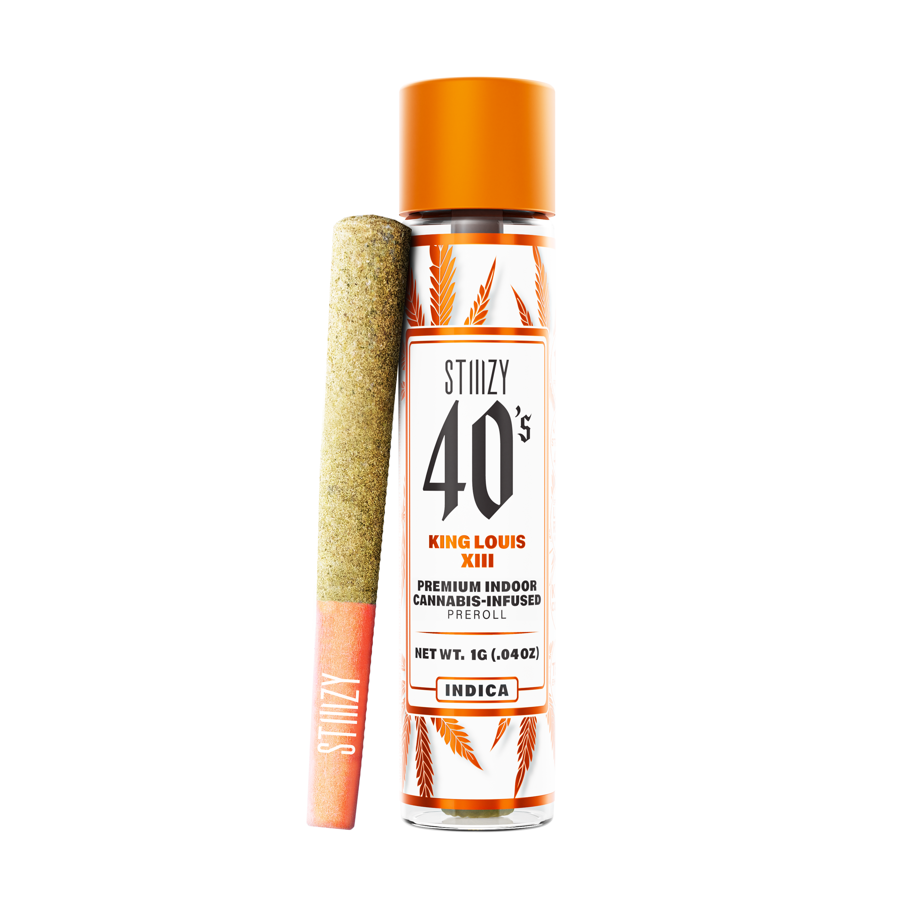Photograph of product: STIIIZY | King Louis XIII | 1g infused pre-roll