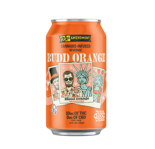 Photograph of product: Budd Orange Blood Orange [H] | 10mg Beverage | 21st Amendment