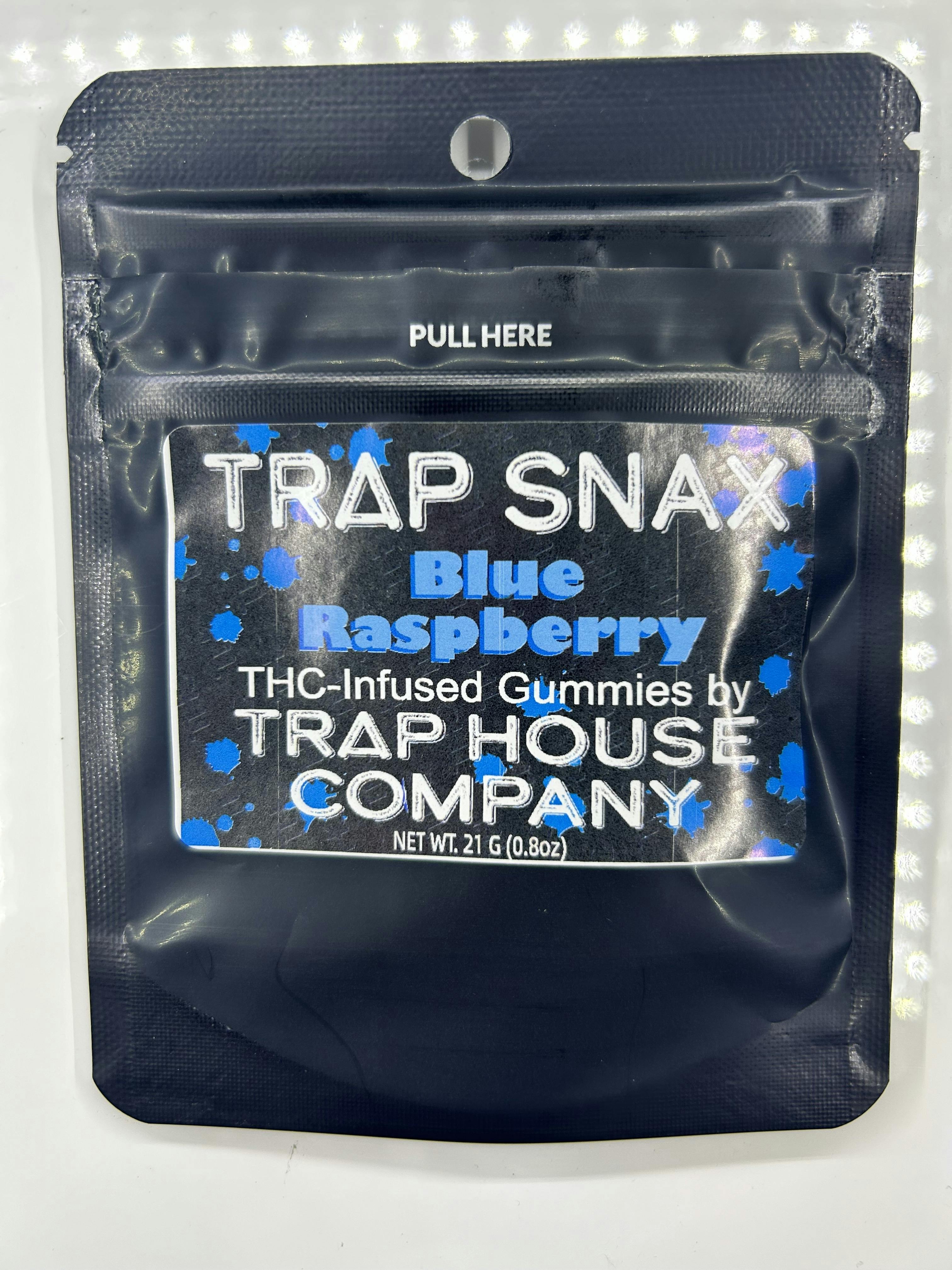 Photograph of product: Trap Snax - Blue Raspberry - 200MG Gummies- BOGO