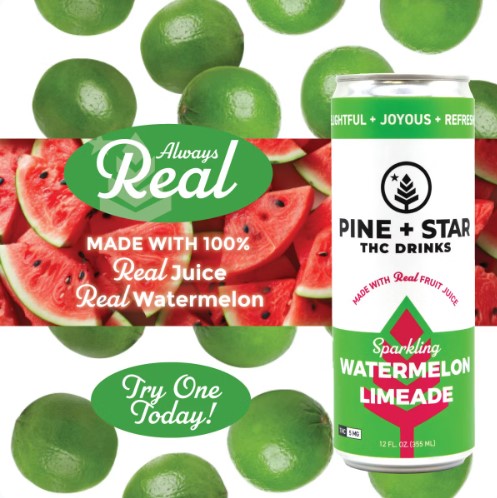 Photograph of product: Watermelon Limeade | 5mg Drink