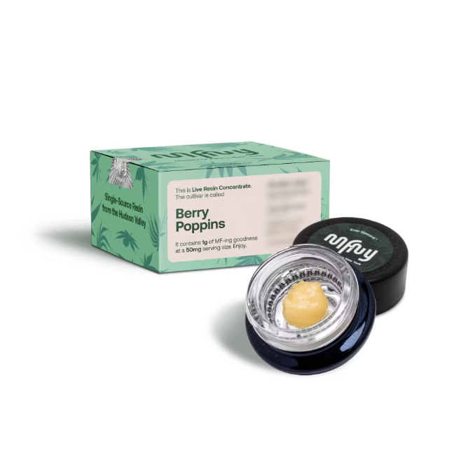 Photograph of product: MFNY - Berry Poppins Live Resin Badder - 1g