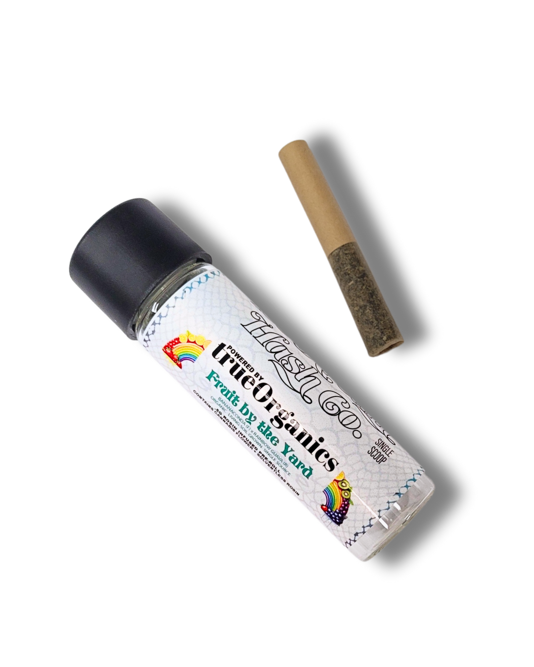 Photograph of product: Ice Kream au chocolat x True Organics Fruit by the Yard Rosin Infused Pre-Roll | 0.5g