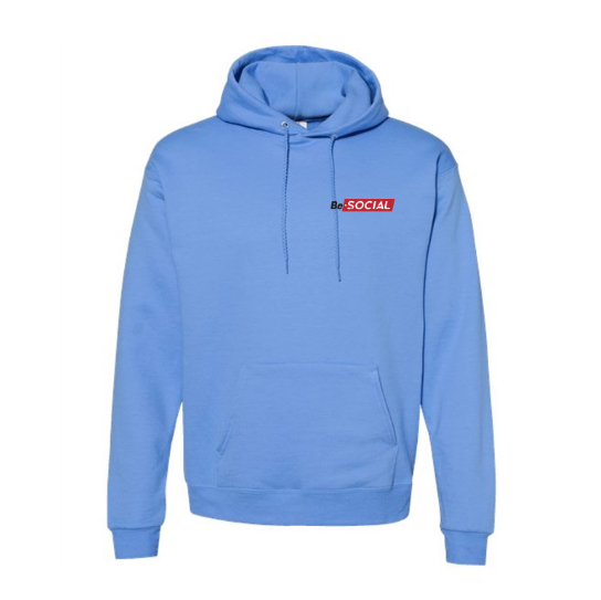 Photograph of product: Be.Social Hoodie Baby Blue - S