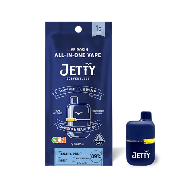 Photograph of product: Banana Punch | Solventless Mini Tank AIO 1g