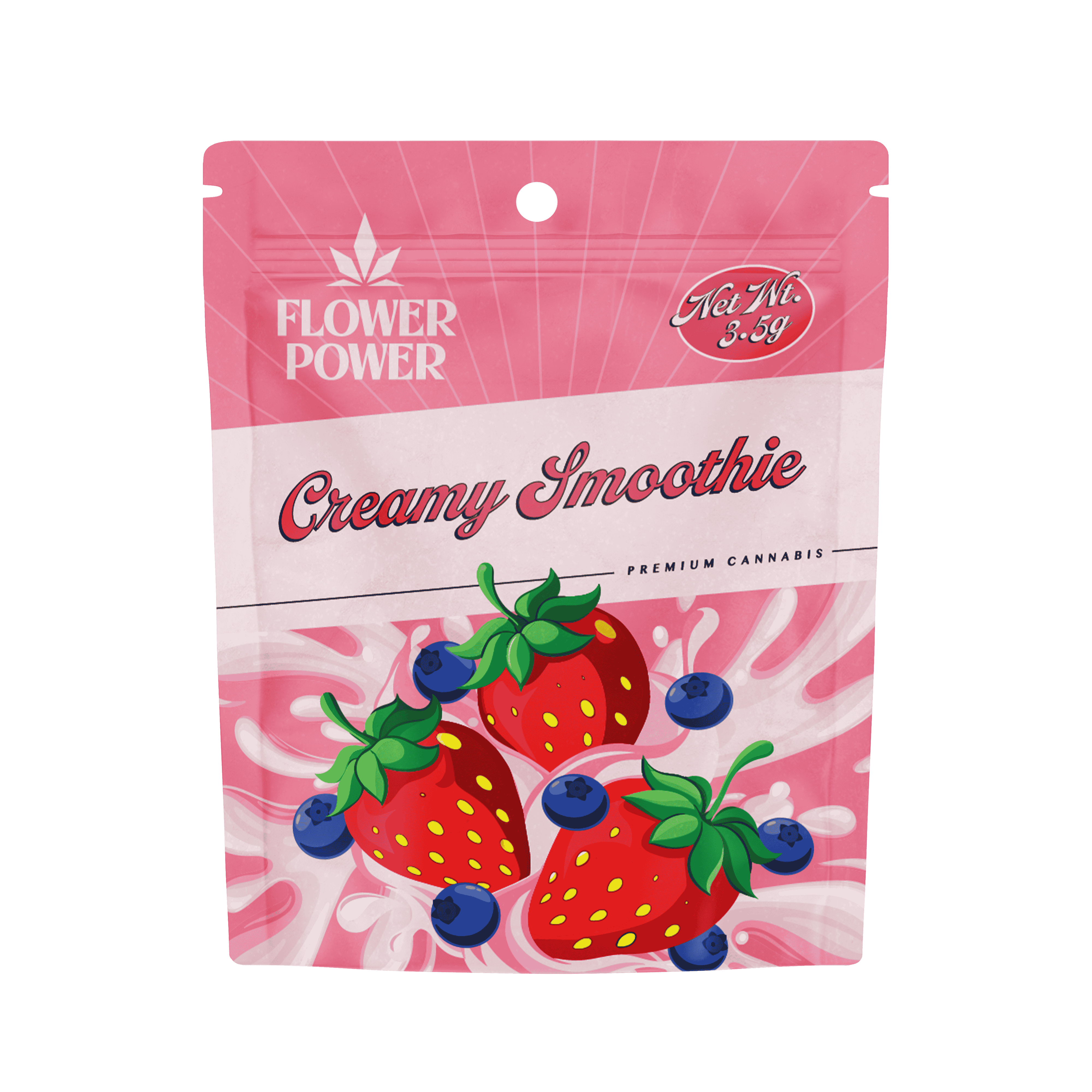 Photograph of product: Flower Power - Pre-Packed - Creamy Smoothie - 3.5g