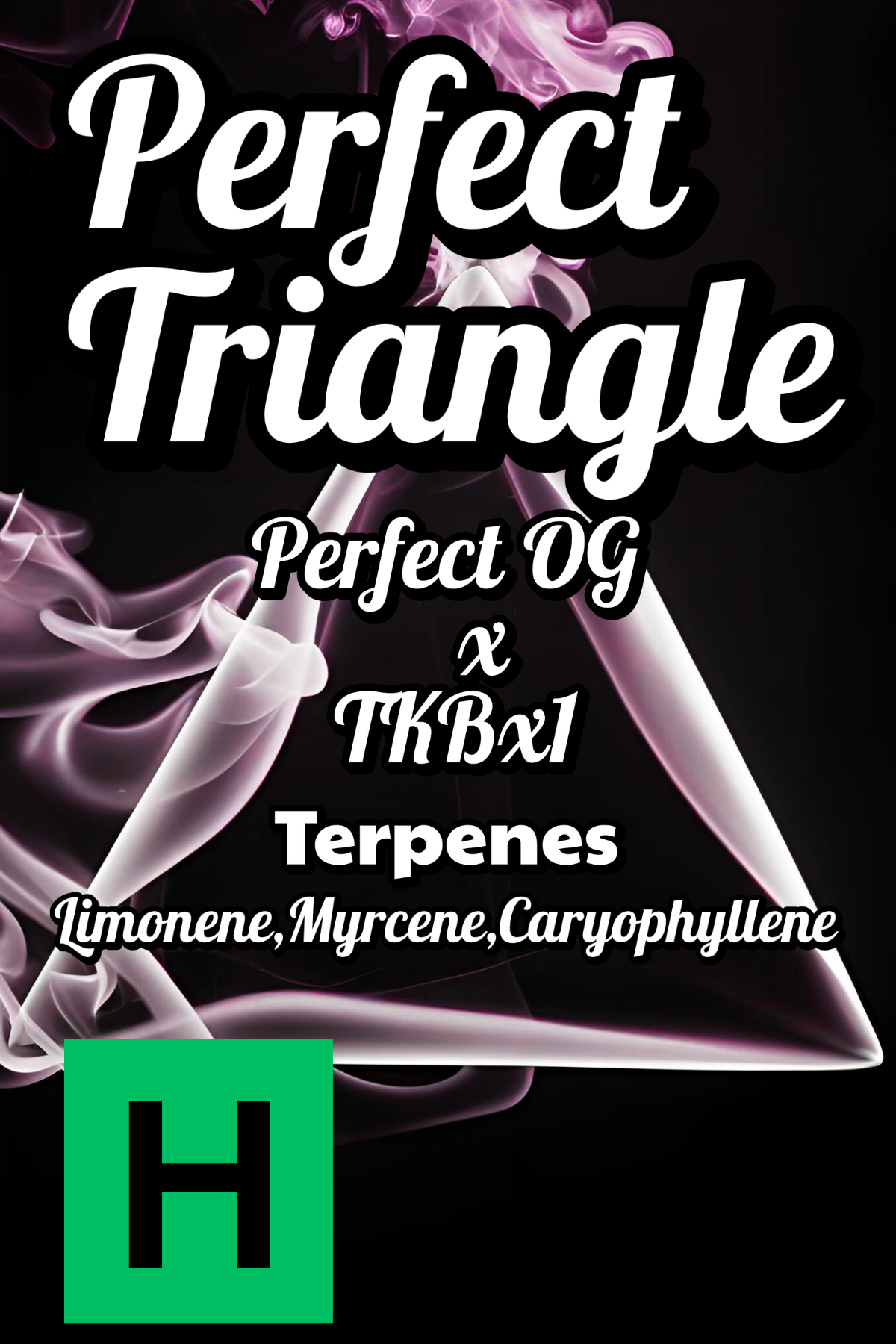 Photograph of product: Great Lake Leaf Perfect Triangle - 28g