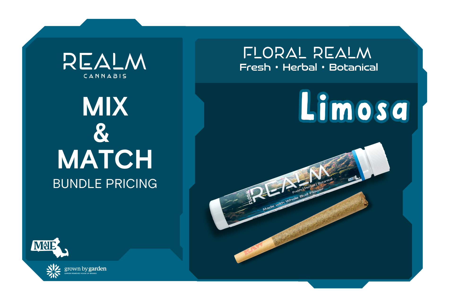 Photograph of product: Limosa I Floral | Pre-Roll