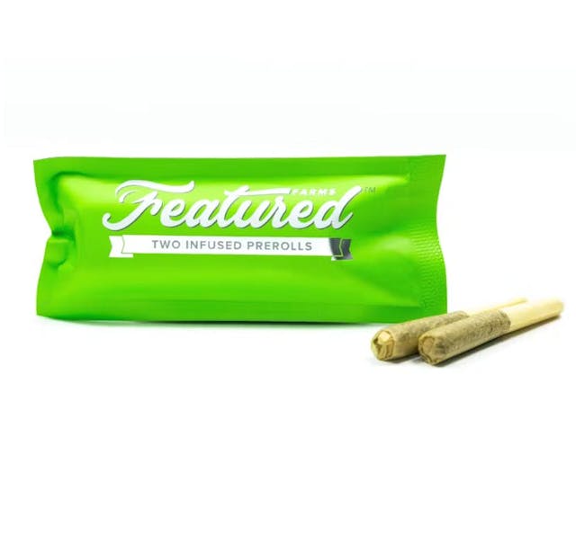 Photograph of product: Oreo Blizzy | Infused Prerolls 2pk | Featured Farms - 