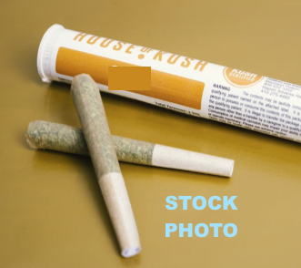 Photograph of product: Red Velvet Kush [Two 0.5g Pre Rolls] || House of Kush