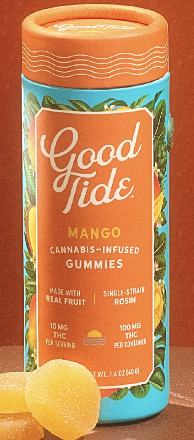 Photograph of product: Good Tide | Mango | Rosin Infused | 100mg