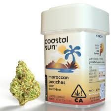 Photograph of product: Coastal Sun Moroccan Peaches 3.5g Prepack