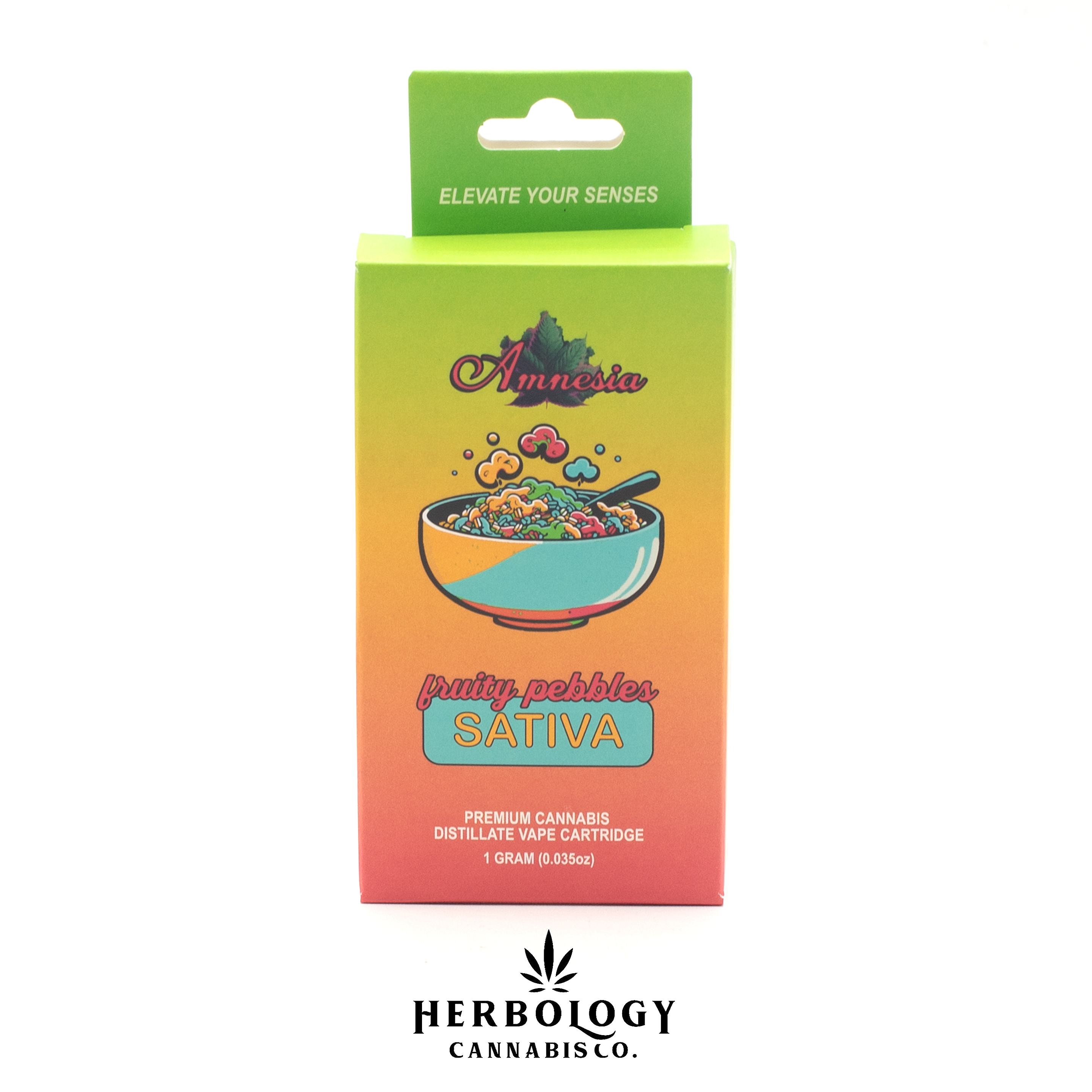 Photograph of product: Amnesia | Distillate 510 Cart | Fruity Pebbles