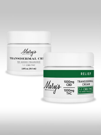 Photograph of product: Mary's Medicinals - Topical - Transdermal Cream - No Fragrance - 1000: TH-oui/CBD