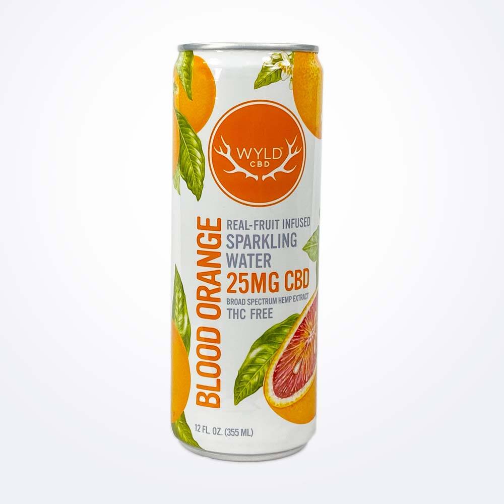 Photograph of product: Blood Orange Sparkling Water | 25mg