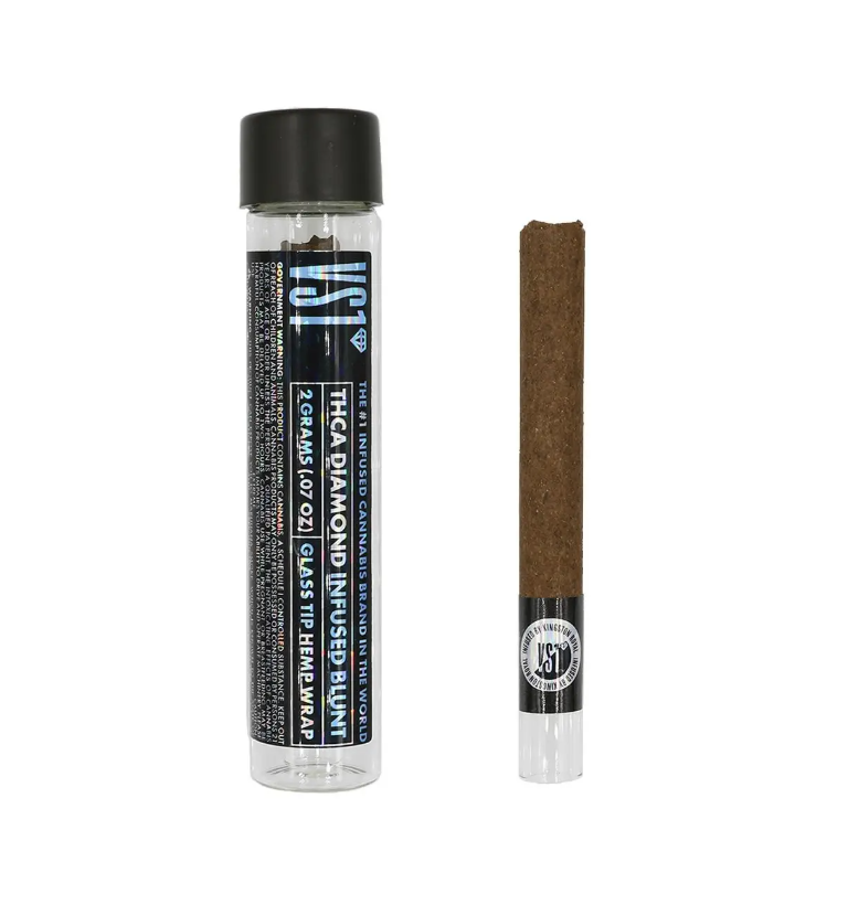 Photograph of product: WHITE RUNTZ X ZODA POP (H) DIAMOND INFUSED BLUNT 2G