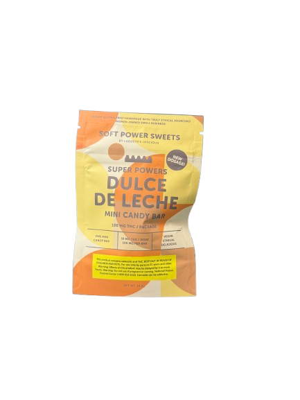 Photograph of product: Soft Power Sweets | Edibles | Dulce de Leche Mini Candy Bar | 100mg