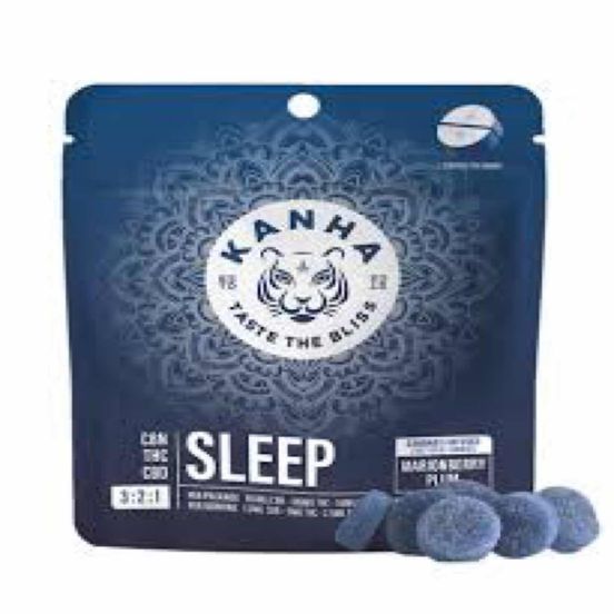 Photograph of product: [Kanha] NANO Gummies - 100mg - Marionberry Plum (SLEEP) - 
