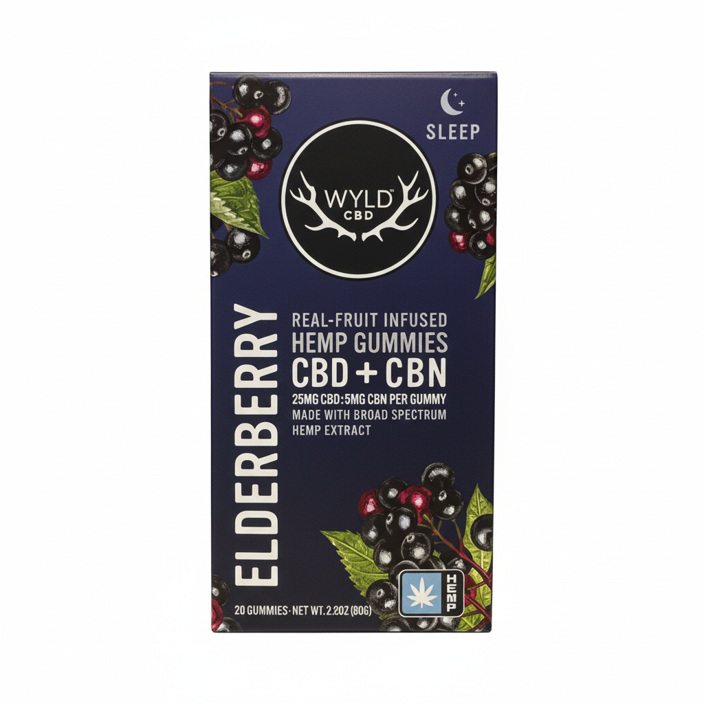 Photograph of product: HEMP Elderberry CBD/CBN | Wyld