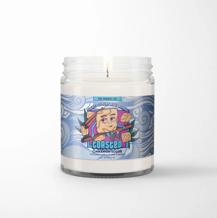 Photograph of product: Toasted Odor Killing Candle - Cinna Toast Cereal - The Modest Co.