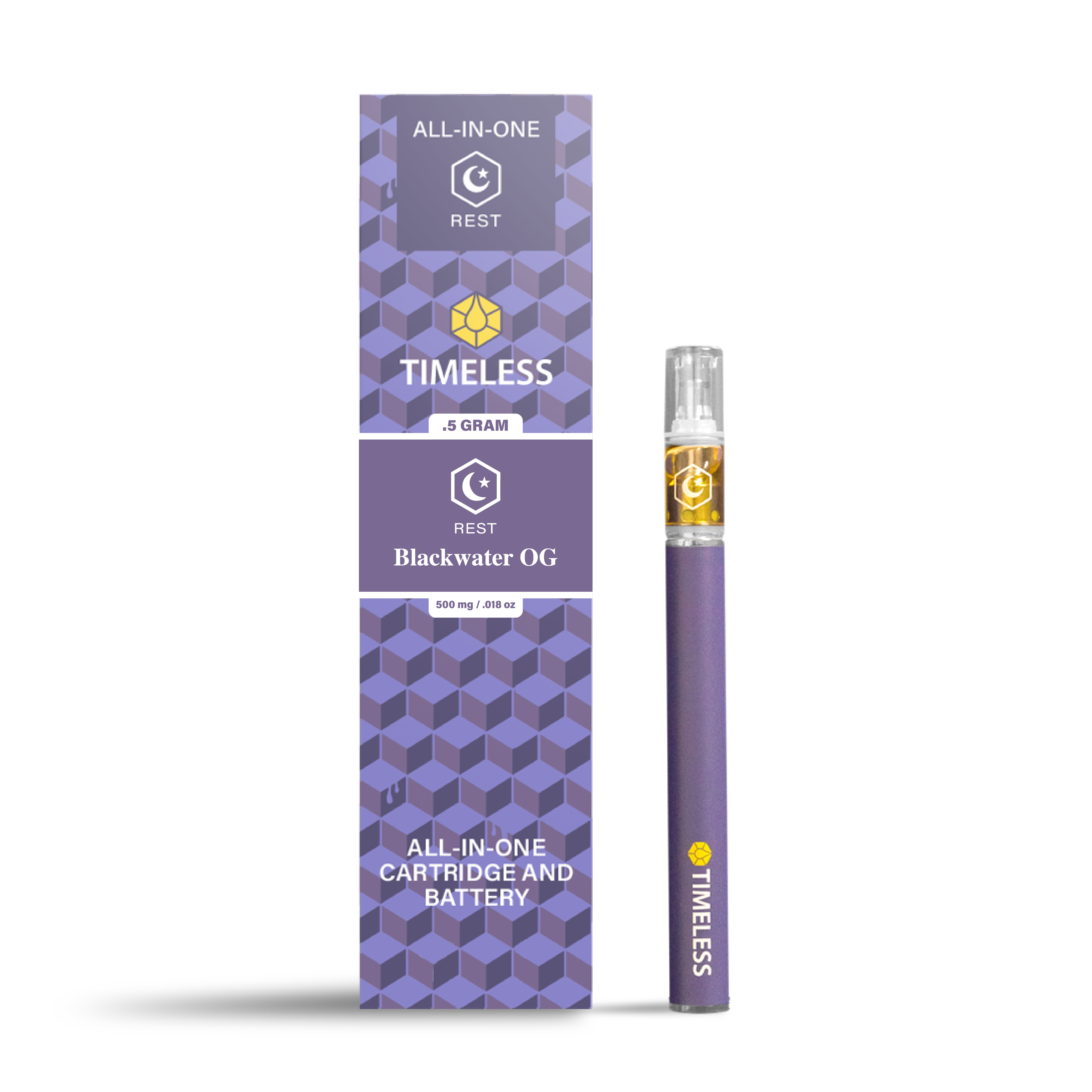 Photograph of product: 0.5g Disposable Vape | Blackwater OG