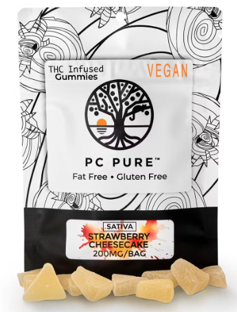 Photograph of product: Monster X - Strawberry Cheesecake 200mg- 20mg/PC Gummies