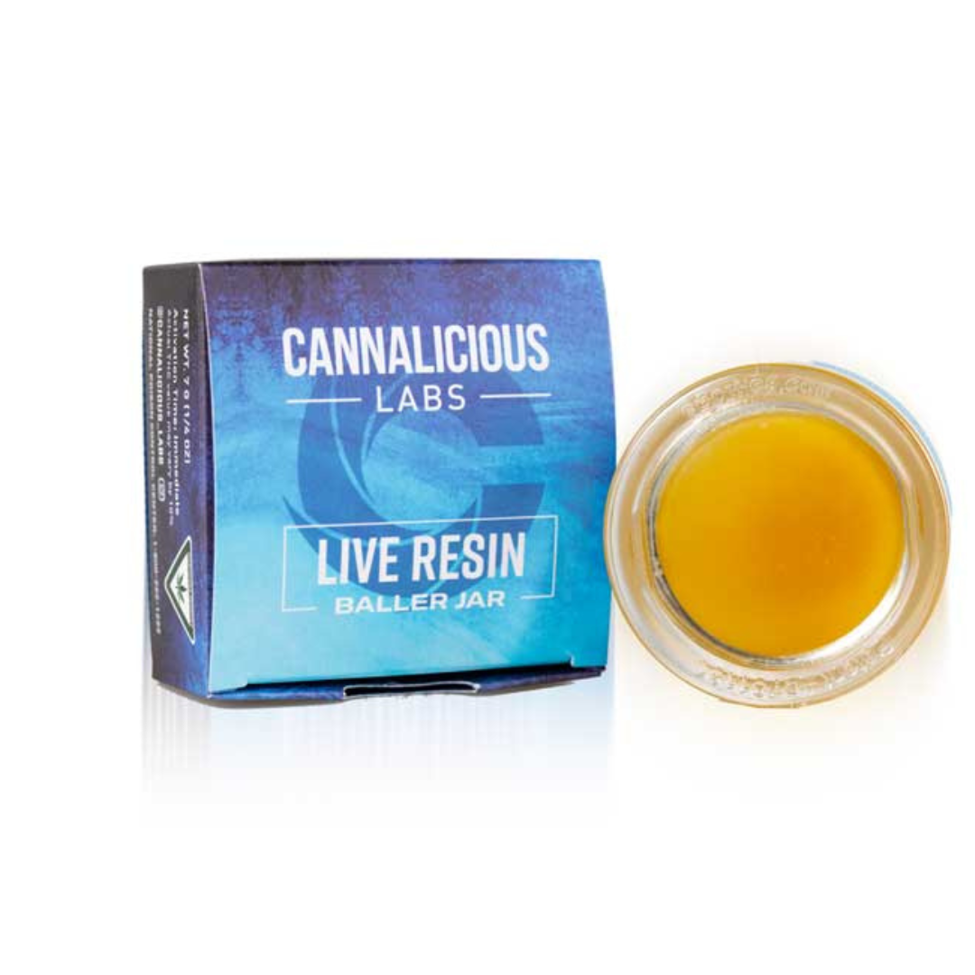 Photograph of product: Cannalicious Labs | Ghost Train Haze Live Resin Baller Jar | 7g