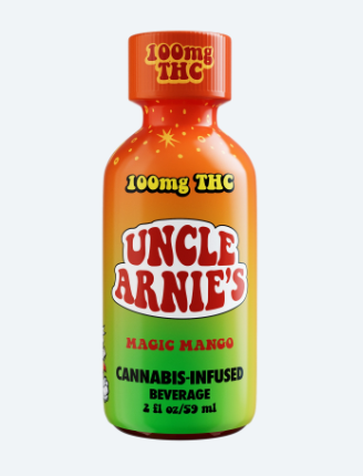 Photograph of product: UNCLE ARNIE'S MAGIC MANGO 100MG