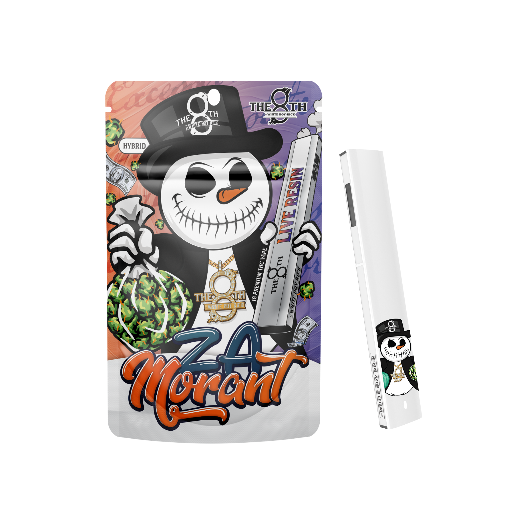 Photograph of product: The 8th By White Boy Rick Za Morant All-in-One Vape Rec